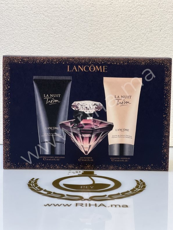 Coffret cadeaux Lancôme La Nuit Trésor prix maroc