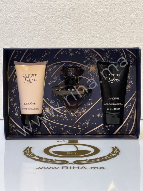 Coffret cadeaux Lancôme La Nuit Trésor prix maroc p